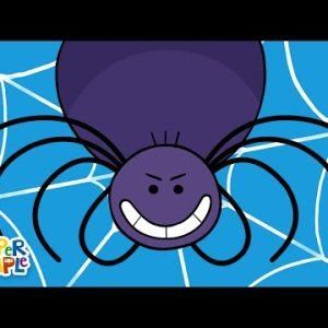 The Creepy Crawly Spider | The Itsy Bitsy Spider Halloween Song | Super Simple Songs