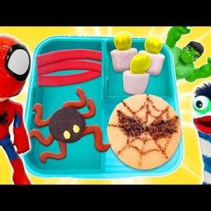 Fizzy Packs Spider-man And Superhero Friends Lunchbox | Learning Videos For Kids