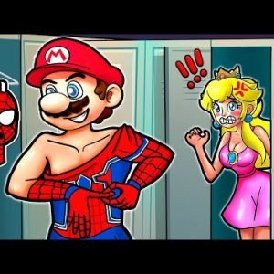 Mario But Spider-Man?! Mario Sad Origin Story…Animation Super Mario Bros