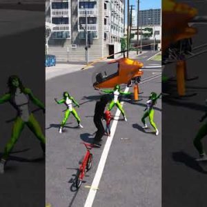 GTA V : BABY SPIDER-MAN HAS SUPER POWER 😮| #shorts