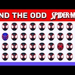 Find the ODD One Out – Spider-Man: Across the Spider-Verse Edition! 25 Superhero Levels 🕷🕸