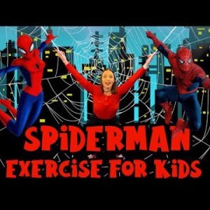 Spiderman Game Exercise for Kids | Learn about Spiders | Indoor Workout for Children
