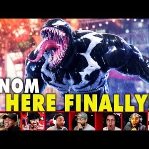 Gamers Reaction To Seeing Venom on Spider-Man 2 Offical Trailer | Mixed Reactions