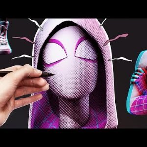 Fun and Simple Sculpt in Blender – Across the Spider-Verse (Spider Woman)