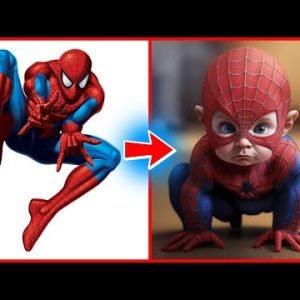 SUPERHEROES but BABIES 💥  All Characters (Marvel & DC)