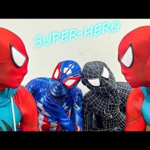 TEAM SPIDER-MAN vs BAD GUY TEAM || WHO IS A REAL RED Spider-Man?? ( Live Action ) – Follow Me