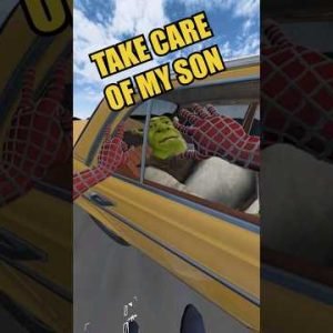 Spider-Man VR SENDS HIS SON TO SCHOOL 🎒👦 #virtualreality #spiderman #vr #gaming