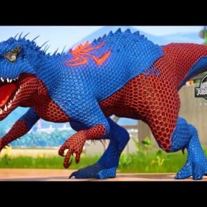 SPIDERMAN THE NEW SPECIAL SUIT for Dinosaur Heroes – Epic Hero Spider-man Indominus Rex Mod Time!