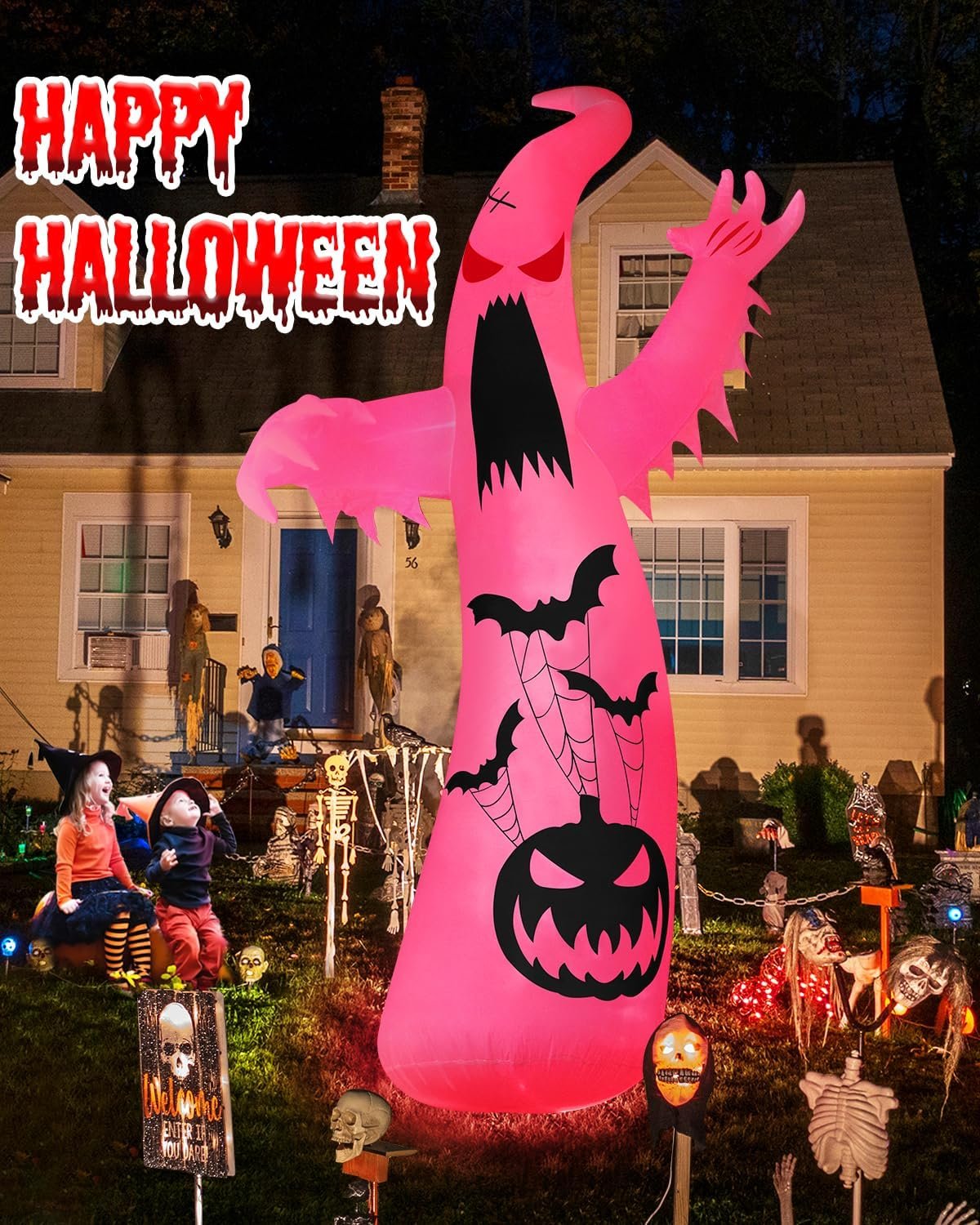 Zukakii 12Ft Giant Halloween Inflatable Ghost Review