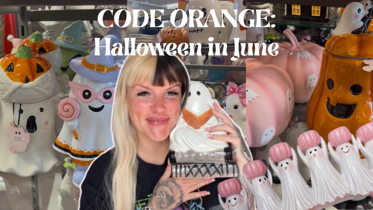 Spend the day with me: books, coffee & Halloween shopping 📚🎃