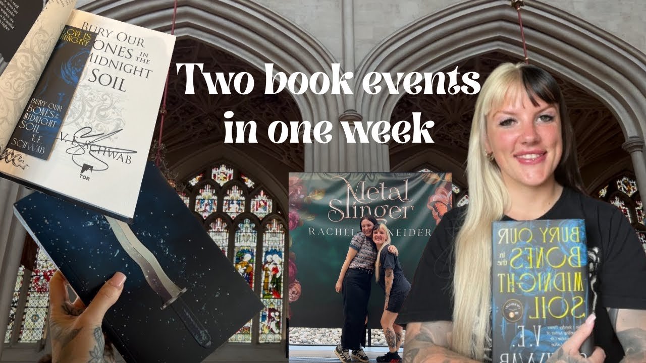 My first book event! 📚 Metal Slinger & Bury Our Bones in the Midnight Soil